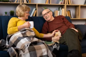 Castle eco solutions elderly people with cat pet Blackburn